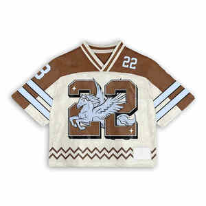 Uniforme de fútbol americano personalizado de calidad superior jerseys de fútbol de malla absorbente de sudor para hombres, mujeres y niños - Product Image 5