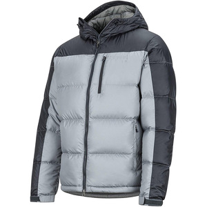 แจ็กเก็ตขนเป็ดสำหรับผู้ชาย, เสื้อแจ็คเก็ตกันลมมีฮู้ดซิปปิดลำลองขนเป็ดกันความร้อนออกแบบโลโก้ได้ตามต้องการ - Product Image 2