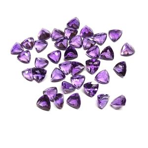 Améthyste africaine naturelle de qualité AAA 4mm 5mm billion de pierres précieuses violettes à facettes IGI certifié en vrac vente en gros de pierres précieuses en vrac - Product Image 3