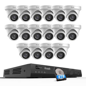 ORIGINAL 16-Channel 8MP NVR with <b>4TB</b> <b>HDD</b> & Twelve 4MP Night Vision Turret Cameras Kit For Sale - Product Image 1