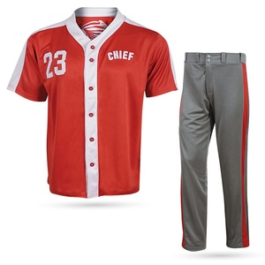 Concevez vos propres uniformes de baseball et de softball 100 % polyester, ensemble complet pour jeunes - Product Image 6