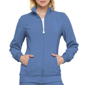 Veste de gommage médical Essential Layer avec tissu léger et chaud et ajustement professionnel pour les infirmières et le personnel de santé - Product Image 3