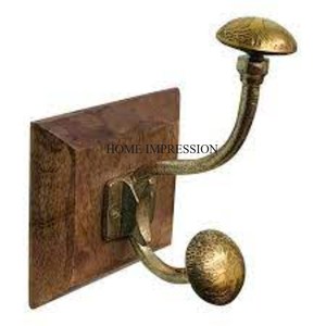 Best Quality <b>Wooden</b> Made Luxurious Designer Easy to Install Wall Mounted Hooks and Hangers for <b>Hanging</b> Clothes Keys and Hats - Product Image 6