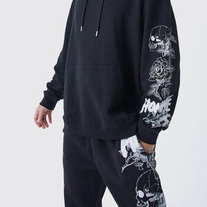 Gran oferta de invierno 2025, chándal para correr de poliéster y algodón 100% ajustado de todas las tallas para hombre, diseño en blanco con cremallera a rayas lisas con logotipo - Product Image 5