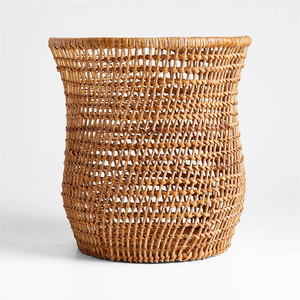 Algarve <b>Small</b> <b>Light</b> Brown Woven Vase Made in Vietnam Ecofriendly material for Home Decor and tableware decoration Wholesale - Product Image 1