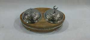 Utensilio de cuchara de té de madera resistente al calor con tapa de ganado y filtro de hojas para servir tetera - Product Image 3