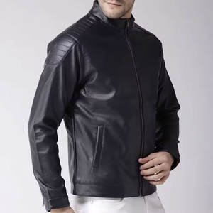 Nouvel arrivage de veste en cuir de vachette véritable de haute qualité pour homme Veste en cuir pour homme à prix raisonnable - Product Image 2