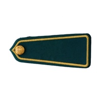 Épaulettes en tissu polyester et laiton avec logo personnalisé WOK Industries, couleur personnalisée, OEM, défense personnelle sur mesure