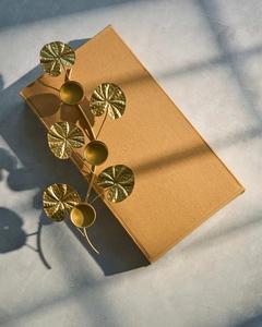 Pot de bougie unique en béton bougeoir de mariage bougeoir de vacances festif - Product Image 6