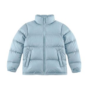 Chaqueta Acolchada Azul Claro para Hombre, Abrigo de Invierno con Diseño Personalizado, Ropa de Calle de Moda, Ropa de Abrigo para Invierno - Product Image 1