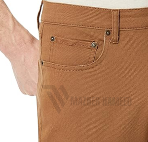 กางเกงยีนส์ผ้ายืดขายาวของผู้ชายกางเกงยีนส์แฟชั่นสตรีทแบบลำลองขนาดใหญ่พิเศษออกแบบได้ตามต้องการ - Product Image 3