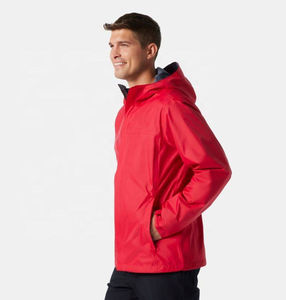 Veste de pluie décontractée à capuche pour les conditions pluvieuses, légère, 100% nylon, vêtements de rue - Product Image 2