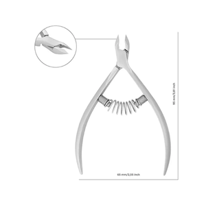 El mejor precio con logotipo personalizado Más vendidos con estilo ahora en nuevas pinzas para cutículas con hoja curva propia hecha profesionalmente - Product Image 1