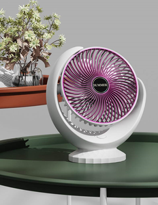 Mode été ventilateur de refroidissement par air portable mini ventilateur de bureau 3 vitesses 240 degrés vent fort rechargeable - Product Image 3
