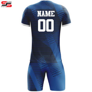 Promotion d'usine Maillots de football personnalisés Vêtements de football avec logo et couleur personnalisables Techniques de sublimation et de broderie - Product Image 2