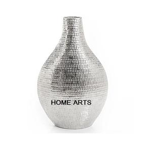 Juego de 3 Jarrones de Flores de Diferentes Tamaños, Diseño Más Reciente, Jarrones de Flores de Aluminio Niquelado para Decoración de Interiores de Oficina - Product Image 2