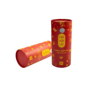 Thé au jasmin (boîte rouge) feuille de thé prix compétitif goût unique utilisé comme cadeau ISO HACCP OEM fabriqué au Vietnam vente en gros - Product Image 2