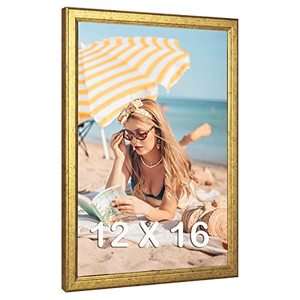 Cadre photo en bois massif avec impression UV sur plexiglas HD, 2 couleurs, montage mural, orientation horizontale, photos 12x16 pouces, 1 pièce - Product Image 1