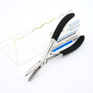 Outils d'extension de cheveux de haute qualité pince à dissolvant de microbilles en acier inoxydable avec pince d'extension de cheveux à prise confortable - Product Image 1