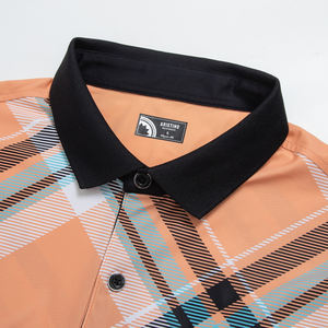 Aristino Men's for Polos 77% Nylon 23% Spandex Patrón impreso Tejido no tejido Alta calidad Precio al por mayor caliente 1PS022AZ - Product Image 2