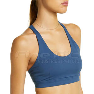 Soutien-gorge de sport OEM de haute qualité conçu sur mesure pour les femmes actives dernier style grande taille simple et respirant - Product Image 4