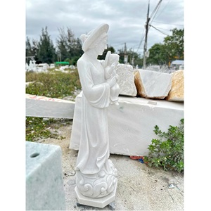 รูปปั้นที่กำหนดเองกลางแจ้งที่ทันสมัยของผู้หญิงของเราจาก La VANG แกะสลักด้วยมือในเวียดนามพื้นผิวขัดเงาพร้อมการรับประกัน1ปี - Product Image 1