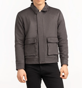 Suede Bomber Clothing <b>Genuine</b> <b>Leather</b> <b>Jacket</b> For Men - Product Image 1