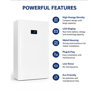 Armadio Batteria ad Alte Prestazioni per Accumulo Energetico Domestico, per Backup Solare, <span class=keywords><strong>Energia</strong></span> <span class=keywords><strong>Rinnovabile</strong></span> e Fornitura Elettrica di Emergenza - Product Image 3