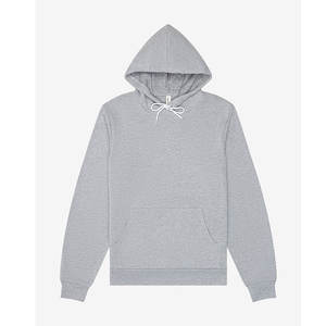 Heather Gray Hoodies Bella + Canvas Unisex Poly-Cotton Fleece Pullover Hoodie (3719) - Product Image 4