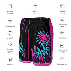 Pantalones cortos deportivos de fútbol de verano para hombre, diseño personalizado, malla de doble capa, patrón sólido, entrenamiento, bolsillos atléticos, cintura media - Product Image 5