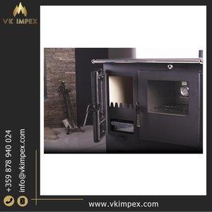 Precio de fábrica Excelente calidad Alto rendimiento de calefacción Diseño único Chimeneas de leña de acero de Bulgaria - Product Image 5