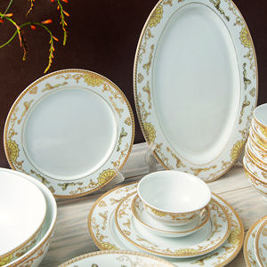 Plato de salsa de porcelana blanca de clase alta, platos de salsa de soja y salsa con patrón floral, OEM 01, fabricación al por mayor - Product Image 2