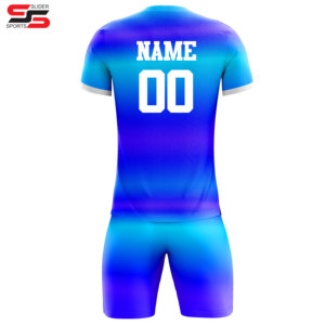 Wholesale New <b>Mesh</b> Breathable Sportswear Soccer Suits Custom Printing Logo Name Number Men's Soccer Jersey Football Shirt - Product Image 4
