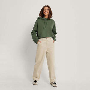 Sweat à capuche oversize pour femme, 100% coton, streetwear d'hiver, mode, coupe ample, épaules tombantes, polaire doux de qualité supérieure, anti-boulochage - Product Image 5