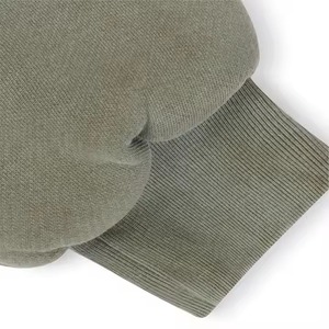 Sweat-shirts à capuche en molleton de coton de haute qualité avec logo personnalisé, anti-boulochage, col haut, pour hommes - Product Image 5
