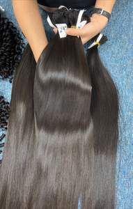 Extensiones de Cabello Humano Natural con Ondas para Cierre, Trama Única, Remy, Vietnamita, Virgen, Cutícula Alineada - Product Image 2