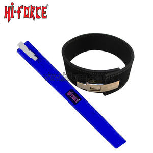 Cinturón de hebilla de palanca de aleación de cuero de vaca para entrenamiento de gimnasia para levantamiento de pesas y levantamiento de pesas - Product Image 5