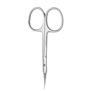 Ciseaux à ongles de haute qualité finition lame incurvée polonais Extra Fine lame incurvée en acier métallique ciseaux à cuticules pour ongles - Product Image 5