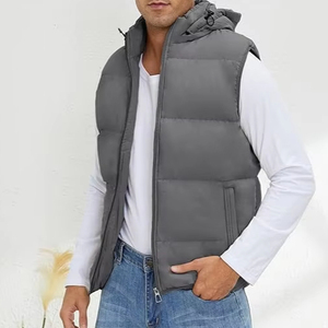 Vêtements d'hiver coupe-vent OEM ODM Veste bulle personnalisée pour hommes et femmes Veste bouffante à la mode d'hiver Veste bulle Manteau bouffant chaud - Product Image 1