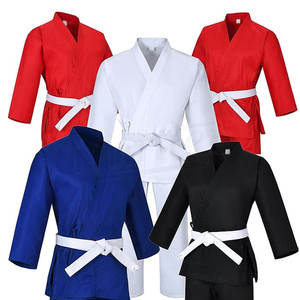 Pantalones cortos de entrenamiento de Karate PK sublimación 100% conjuntos elásticos de algodón SAVAGE ONE - Product Image 3