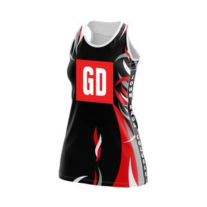 Uniforme Deportivo Personalizado para Mujer, de Secado Rápido y Transpirable, con Estampado por Sublimación, para Equipo de Netball, Spandex/Poliéster 220g, OEM ODM - Product Image 4