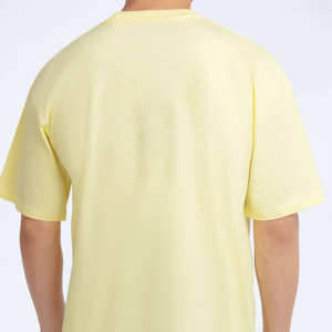 Nouveaux T-shirts pour hommes en tissu peigné coton/bambou pour la saison estivale, grandes tailles, logo personnalisé, motif à carreaux sur le devant, respirants, manches courtes - Product Image 3