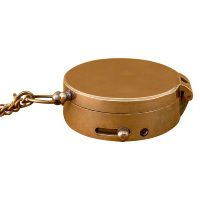 Brújula de Bolsillo Magnética de Latón Personalizada con Diseño Grabado, Brújula Náutica para Senderismo, Caja de Latón Metálica con Acabado Antiguo