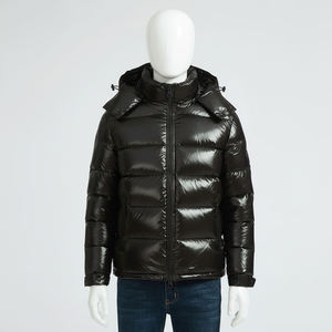 Conception de logo personnalisée OEM, veste rembourrée d'hiver chaude, veste légère en polyester, veste matelassée à bulles, fabrication - Product Image 1