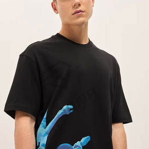 Camiseta de algodón informal de gran tamaño de alta calidad de manga larga sólida para hombre de talla grande para venta en línea - Product Image 3