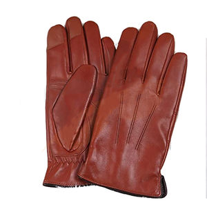 Nouvelle arrivée de gants de mode en cuir ultra doux au toucher Produit respirant à coutures hautes Gants de mode en cuir pour femmes - Product Image 2