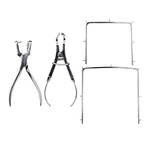 Juego de Pinzas de Goma para Dique Dental para Procedimientos de Endodoncia, Kit de Aislamiento Quirúrgico Dental con Dique de Goma - Product Image 3