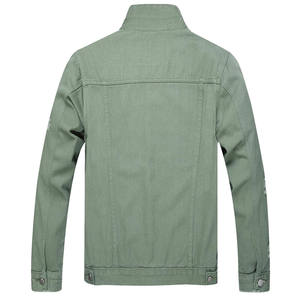 Vente en gros Veste en jean pour homme en coton Concevez votre propre veste en jean Nouvelle veste en jean élégante - Product Image 2
