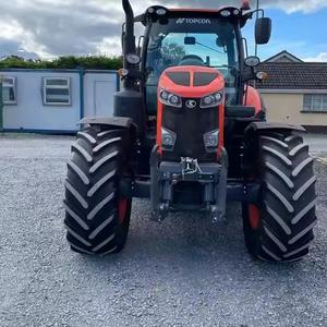 Para Kubota M7153 Premium 70HP 45hp 4WD Tractor agrícola con bomba y caja de cambios Precio barato para la venta Usado en agricultura - Product Image 2