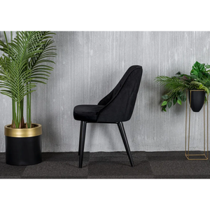 Silla de comedor de madera de primera calidad con aspecto moderno y elegante para sala de estar interior y exterior - Product Image 3